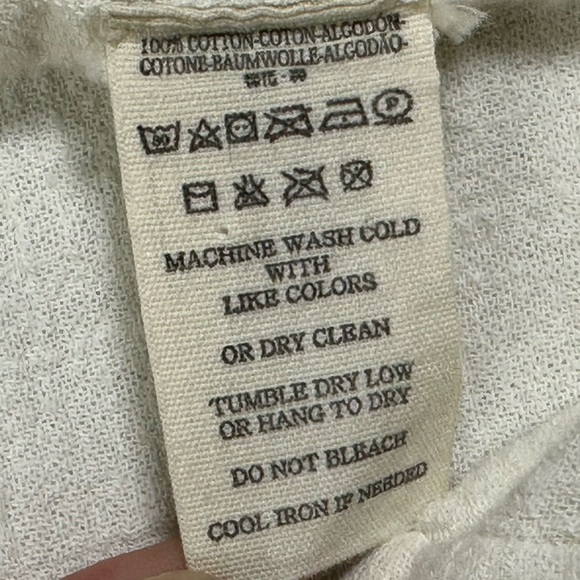 Jen's Pirate Booty Graffiti Bridge One-Shoulder Balloon Sleeve Top Large White - Picture 6 of 7